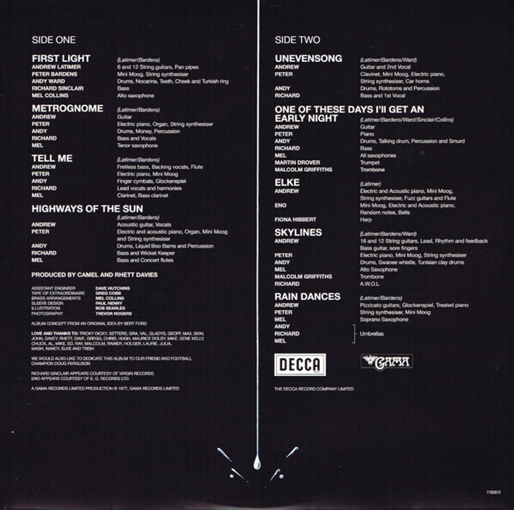 Camel / Rain Dances (LP)