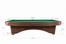 Стол / пул &quot;Dynamic III&quot; 9 ф Modern Brown
