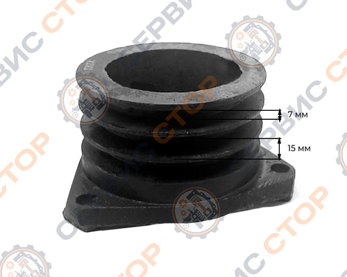 Шкив маховика 3-х ручейковый Ф=130 мм (болт 12 мм) R195/195N
