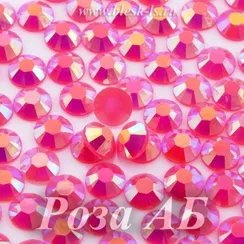 Акриловые стразы холодной фиксации 5 мм, Роза АБ