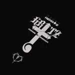 Футболка Heartz «Amane» Layered Kimono Черная