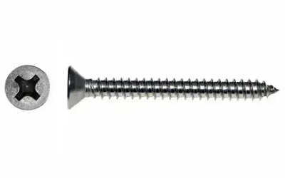 Саморез нержавеющий по дереву, по металлу 3.9 мм х 45 мм 50 шт