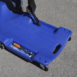 OPT-40130B Лежак ремонтный, подкатной, пластиковый, синий