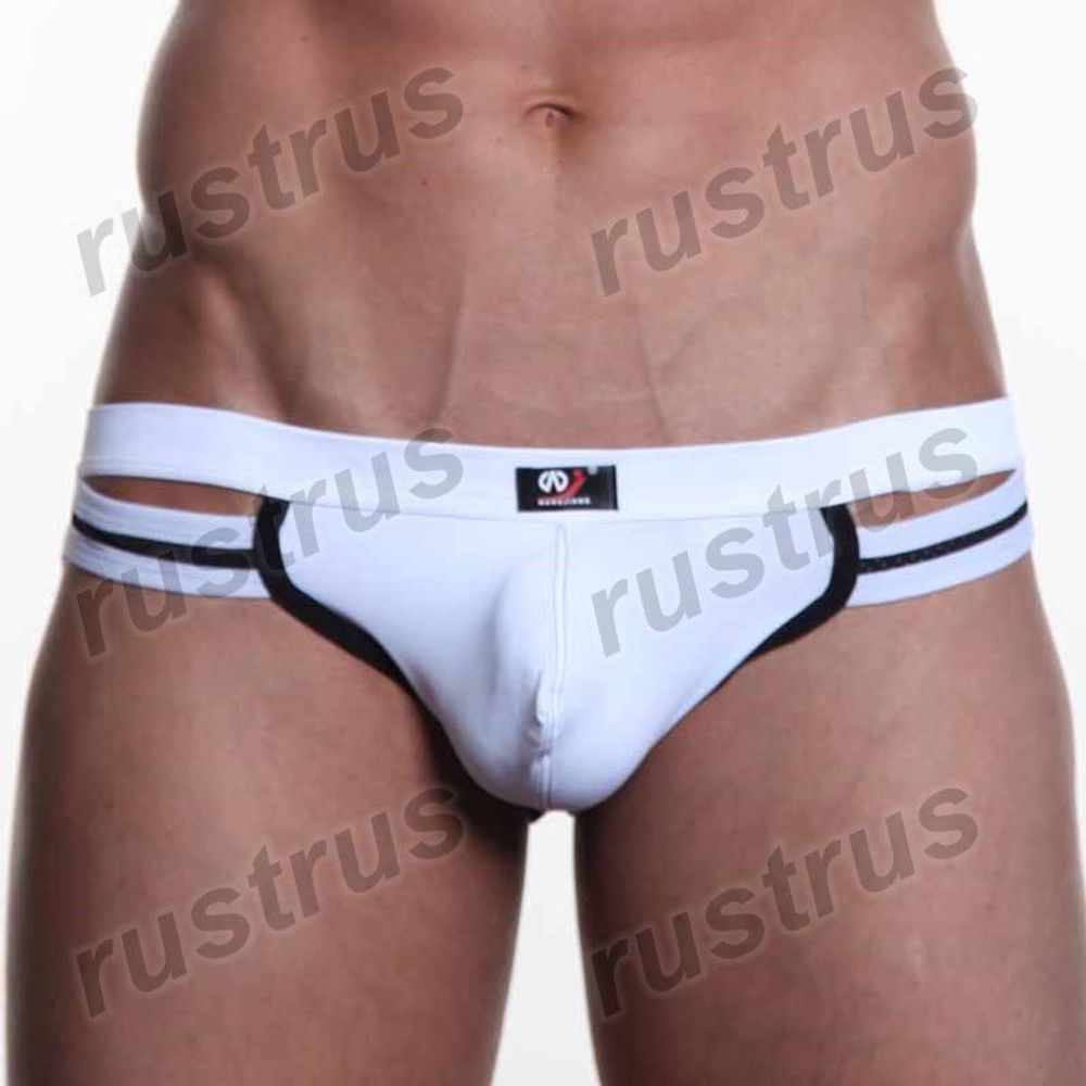 Мужские трусы джоки белые WANGJIANG WG00093