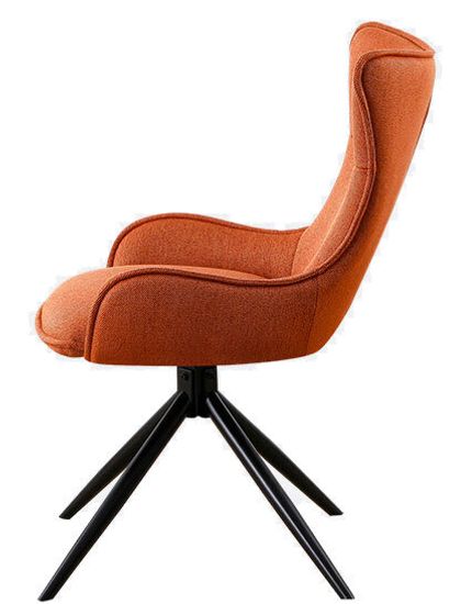 Стул HOUSE. поворотно-возвратный 180гр,, терракотовая рогожка / Черный