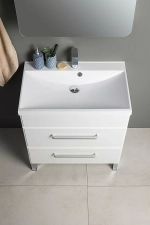 Тумба с раковиной Aquanet Лукка 302397 75 белый