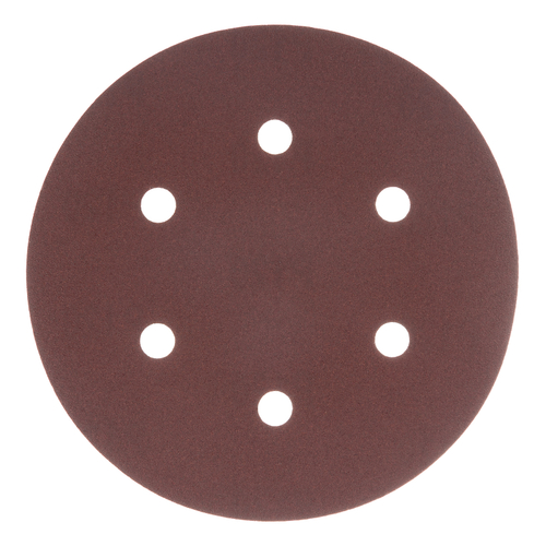 MATRIX Круг абразивный на ворсовой подложке под "липучку" перфорированный P 120 150мм 5шт/упак