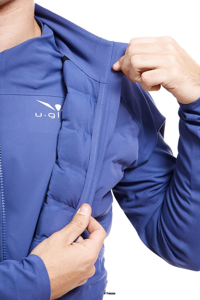 ЛОНГСЛИВ С ПУХОВОЙ ВСТАВКОЙ МУЖСКОЙ | DEEP COBALT