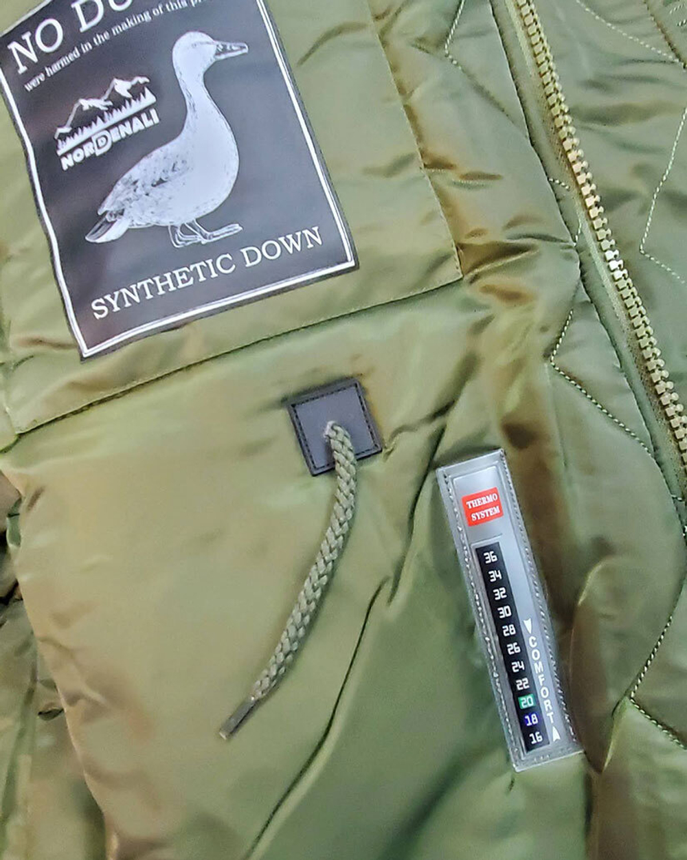 Куртка Аляска N-3B Husky Denali 2022 (т. зеленая - dark green)