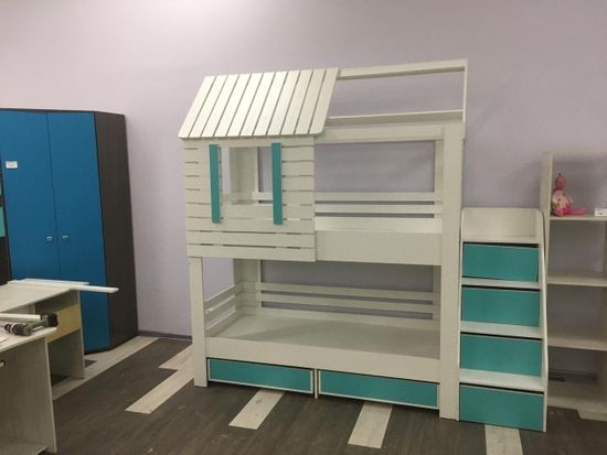 белый / аква реальное фото