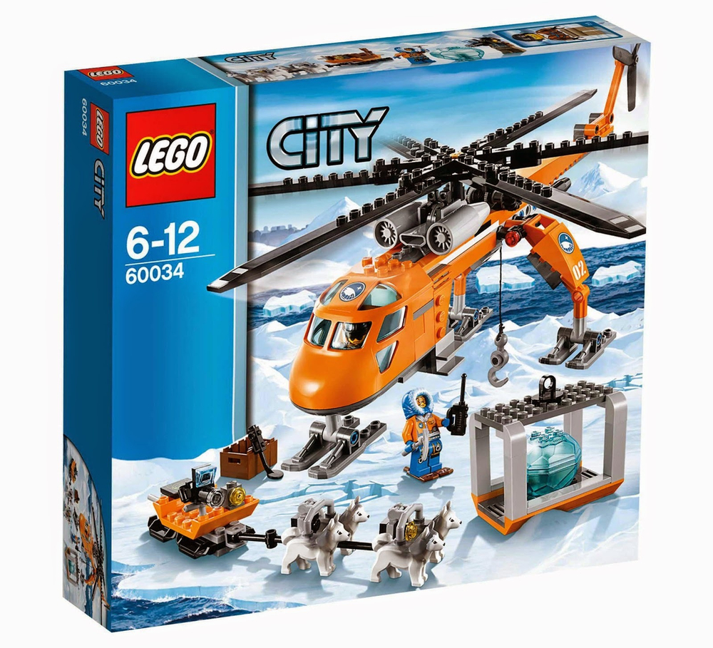 LEGO City: Арктический вертолёт 60034 — Arctic Helicrane — Лего Сити Город