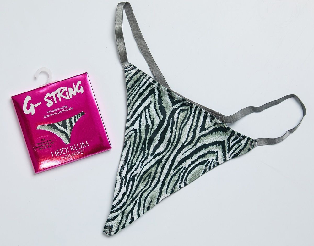 Тигровые трусики-стринги (Размер: M-L) (Цвет: тигровый)