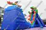 Надувной наземный аквапарк «Драконья гора», 27*17*11 м