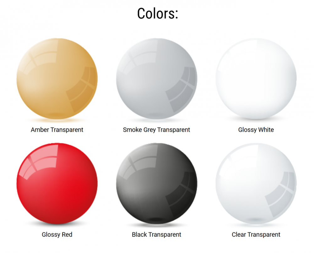 Табурет прозрачный барный Siesta Contract Fox 75, черный