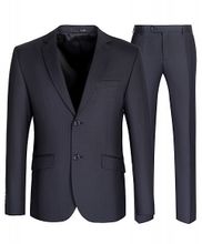 Серый приталенный костюм для подростка STENSER, 2 предмета