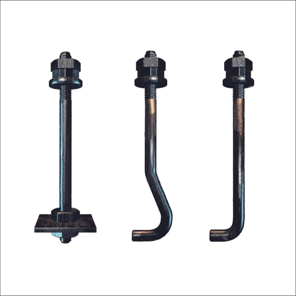 Фундаментный болт 1.1 М16*700 ГОСТ 24379.1 (2 гайки, 1 шайба)