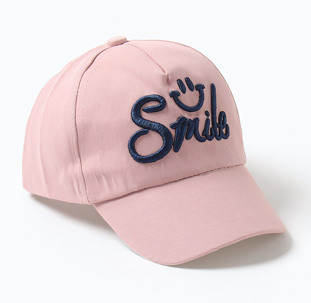 Кепка детская "Smile" розовый, р. 50/ 9872480 MINAKU