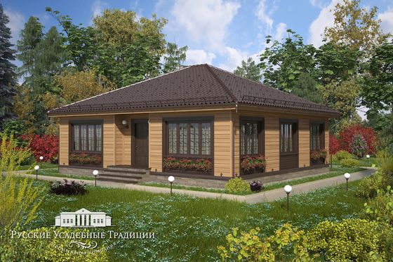 Проект одноэтажного дома &quot;Дельта&quot; 150 кв.м.