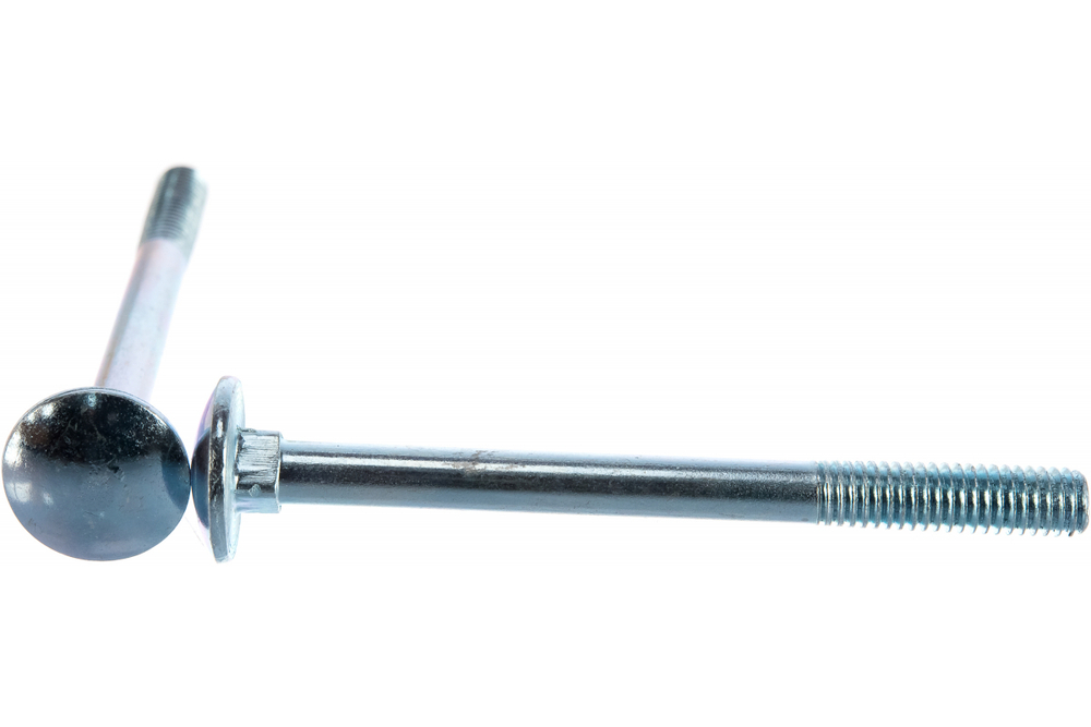 БОЛТ МЕБЕЛЬНЫЙ СТРОЙБАТ DIN 603  6X70 (БЕЛЫЙ ЦИНК 20 ШТ)