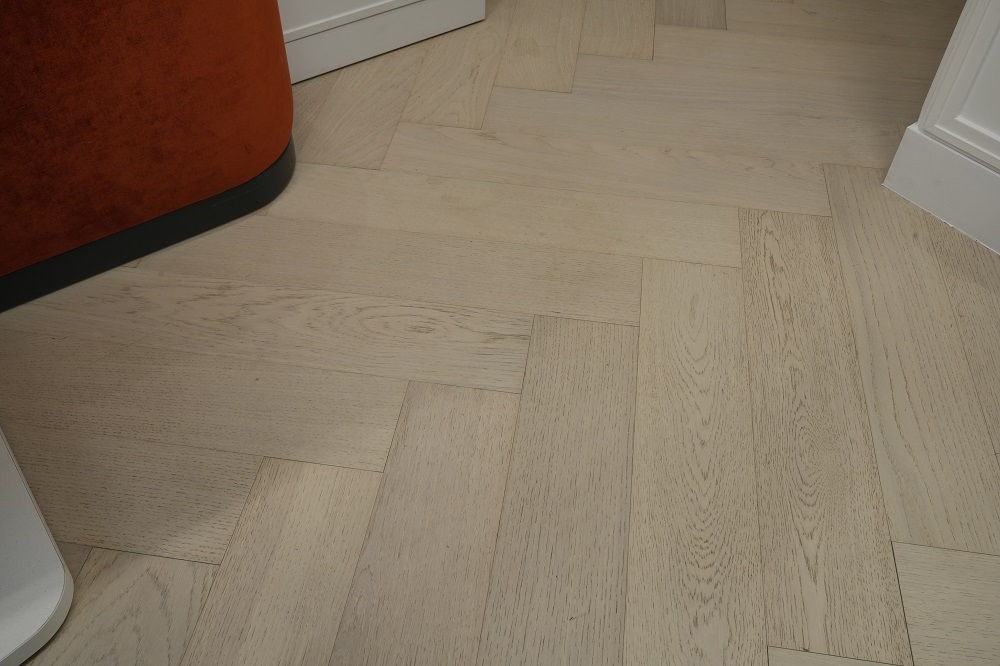 Кварцевый паркет Quartz Parquet Английская Ёлка Дуб Песочный 33-408 5/0,6 мм