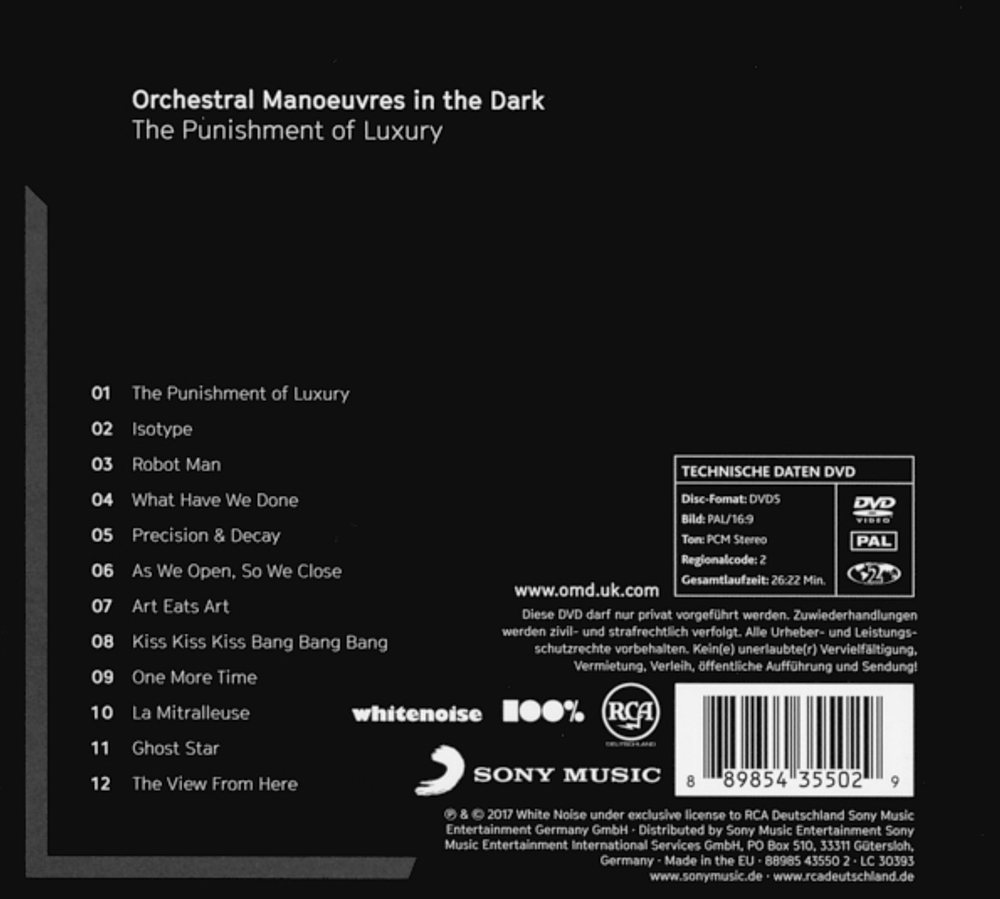 Orchestral Manoeuvres In The Dark / The Punishment Of Luxury (Deluxe Edition)(CD+DVD)