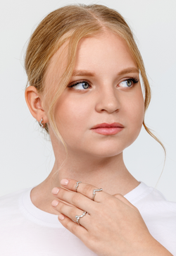 Кольцо из серебра без вставок