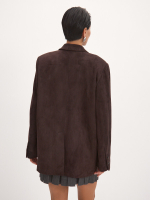 Жакет оверсайз из натуральной кожи