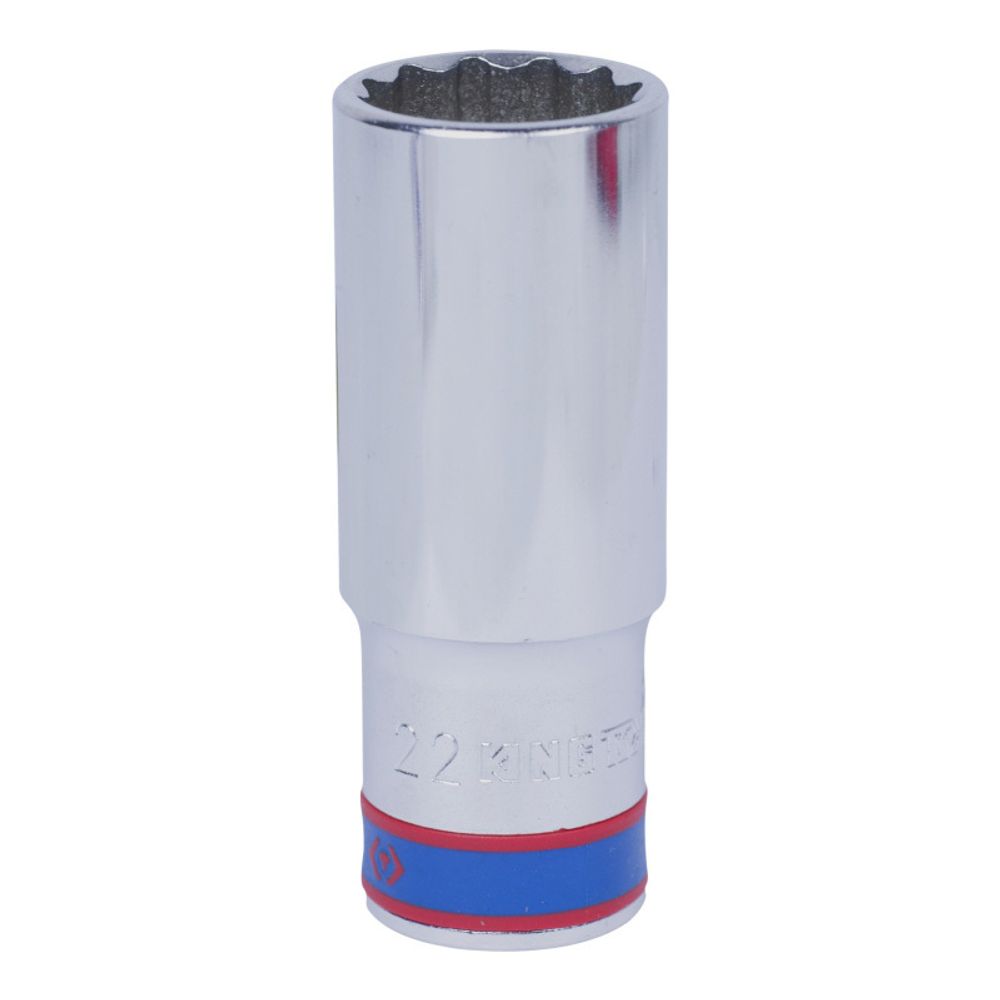 KING TONY (323022M) Головка торцевая глубокая двенадцатигранная 3/8", 22 мм