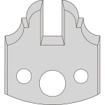 Комплект фрезы насадной F=30 D=100 7 ножей SP +7 огранич. CMT 693.013.01