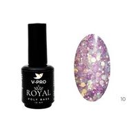 10 Poly Base ROYAL V-PRO 15мл NEW