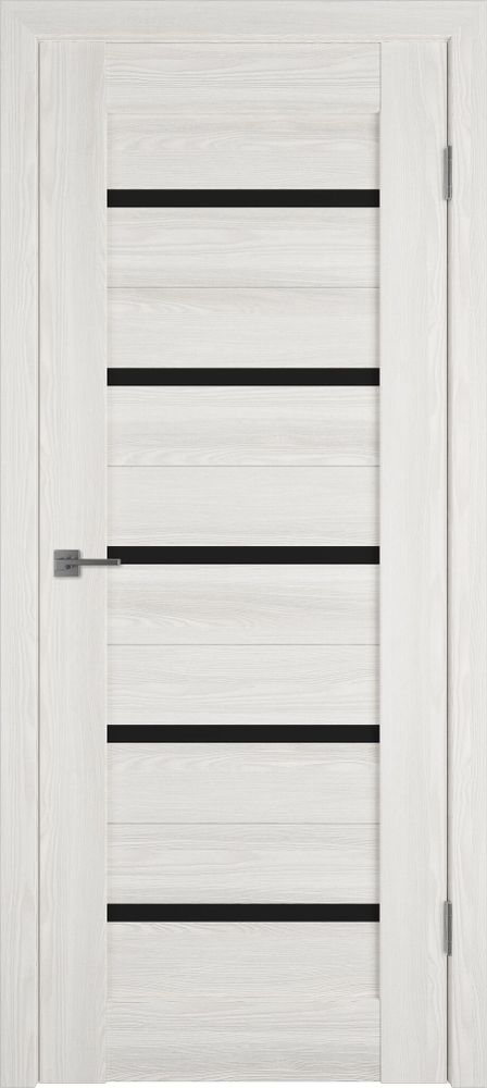 Дверь Line 1 / Bianco P / Black Gloss / Владимирские двери