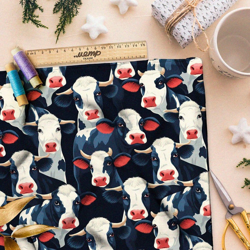 Ткань премиум мембрана стадо коров