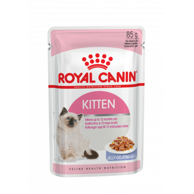 Royal Canin Kitten консервированный корм для котят в возрасте до 12 месяцев в желе 85г