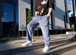 Чиносы ZRD Classic Velvet Синий