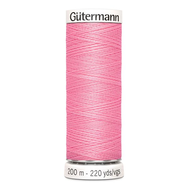 Нитки универсальные Gutermann Sew-all 100 (200 метров), 5 кат. | 758 розовый