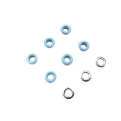 Люверсы металлические 5мм голубые (цветная эмаль), Греция