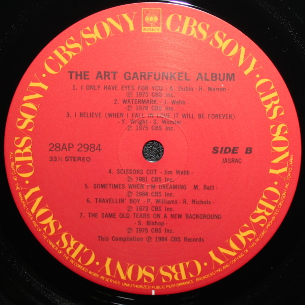 Art Garfunkel / The Art Garfunkel Album (LP)