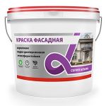 Краска в/д ФАСАДНАЯ 6,5кг (1) "АЛЬФА"