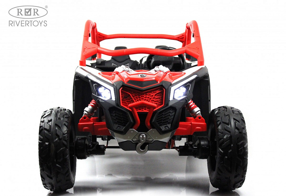 Детский электромобиль RiverToys BRP Can-Am Maverick Y111YY красный