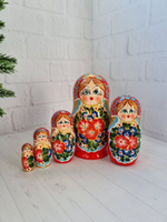 Матрешка 5м 15см нижегородская роспись, интерьерная