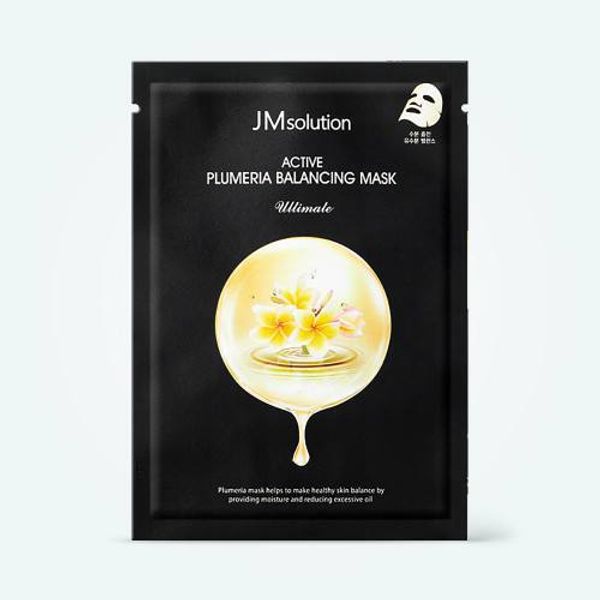 JmSolution Active Plumeria Balancing Mask - Тканевая маска для лица увлажняющая