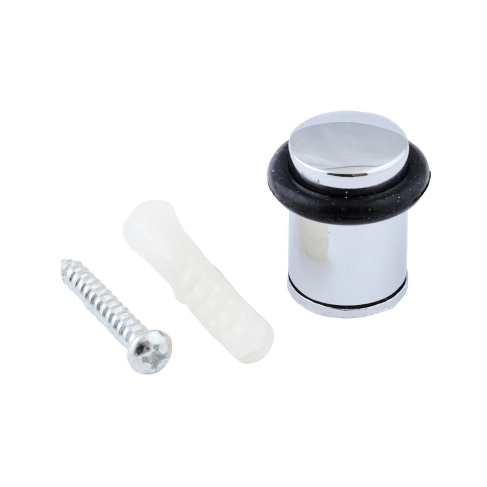 ОГРАНИЧИТЕЛЬ ДВЕРИ  НАПОЛЬНЫЙ ЦАМ (ХРОМ 1 ШТ)