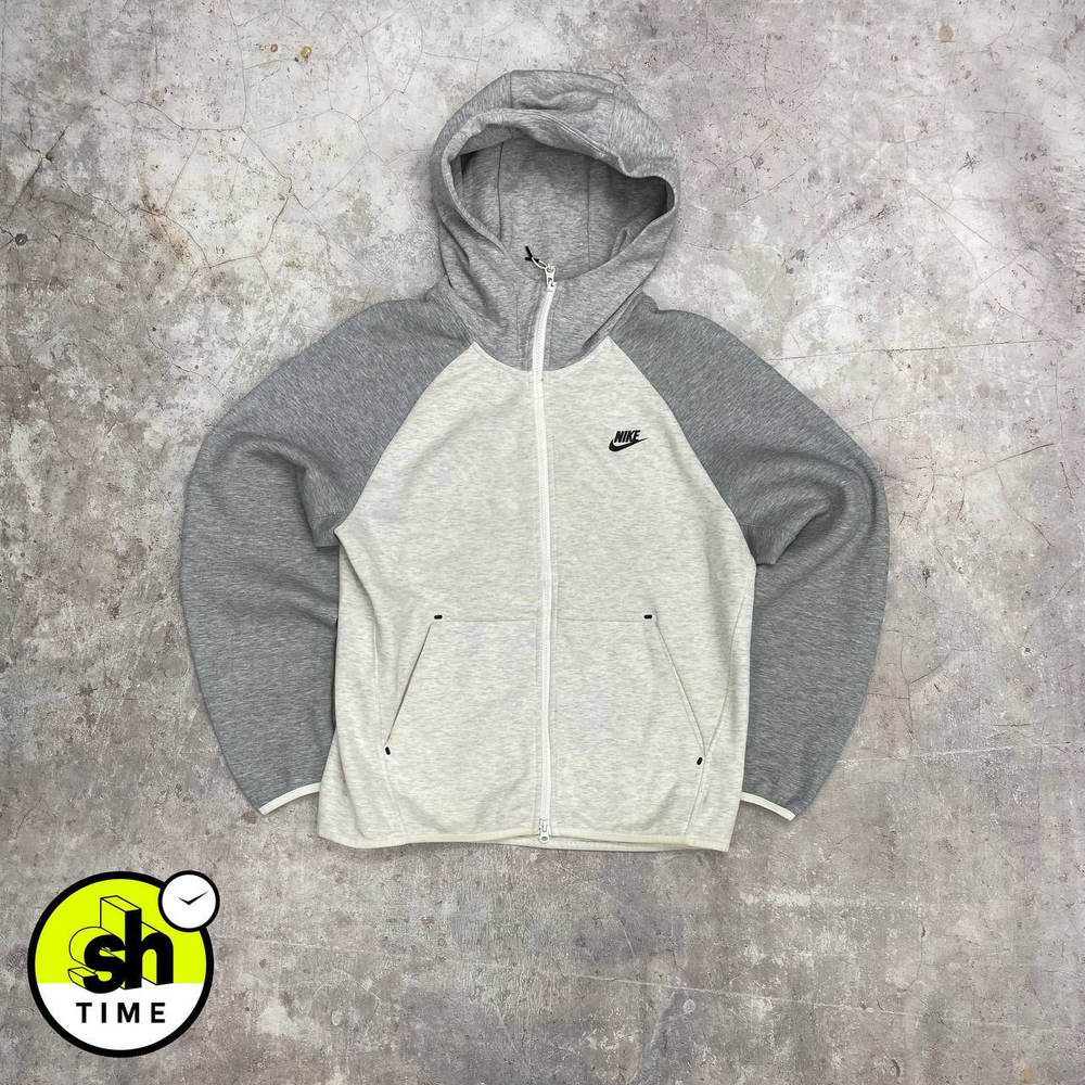 Кофта Nike TechFleece Grey White