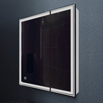 Зеркальный шкаф MIXLINE "Мелис" 700*800 (ШВ) 2 створки, левый,сенсорный выкл, светодиодная подсветка