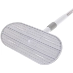 Швабра с насадкой из микрофибры, телескопическая ручка 77-120см силиконовое основание ZY5011