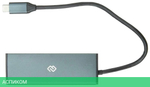 USB-хаб Digma HUB-3U3.0С-UC-G серый
