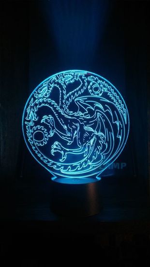 3D светильник из сериала Game of Thrones