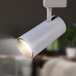 Трековый светильник однофазный ЭРА TR5-30 COB WH светодиодный 30Вт 4000К 2200Лм белый