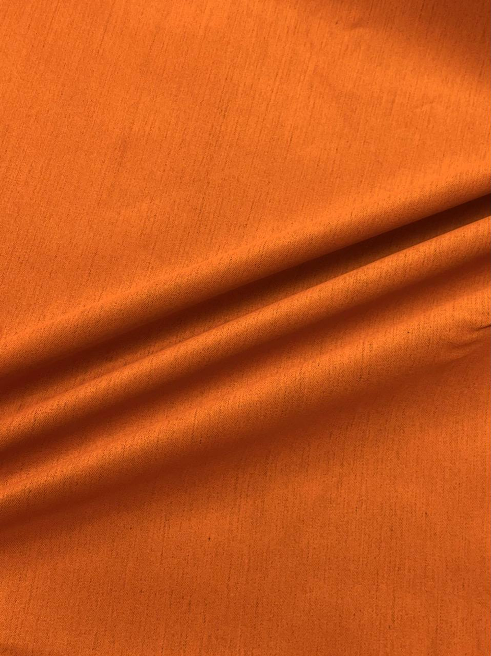 Джинса (деним) хлопок с эластаном Rochas оранжевая с бархатным покрытием