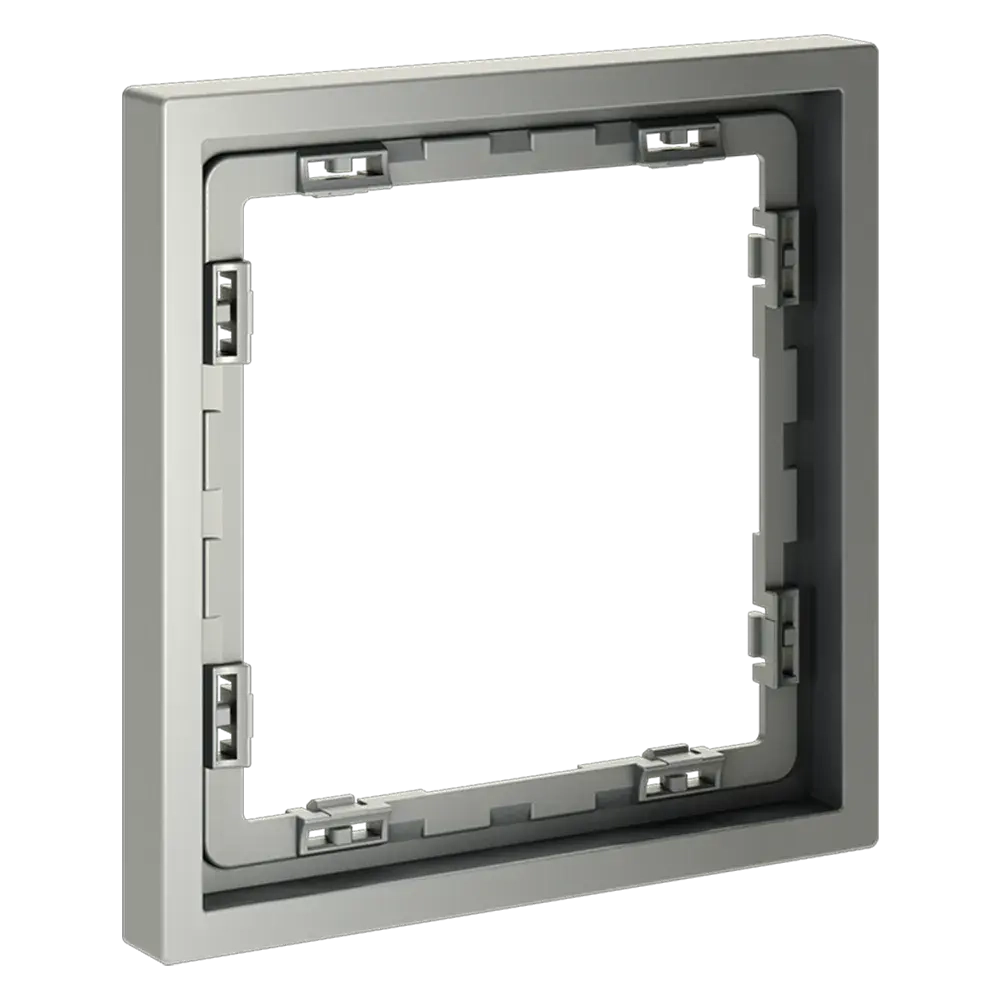 Рамка пластиковая VOLTUM S70 на 1 пост, (сталь)